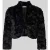 Christian Berg Cocktail Regular fit korte blazer met imitatiebont