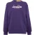Diadora Dames Geribbelde Regular Lange Mouwen Sweatshirt (Paars)