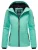Marikoo dames overgangsjas lichtgewicht water- en windafstotend met capuchon aqua green