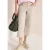 Cecil Dames High Waist broek met uitlopende pijpen in Loose Fit in Beige