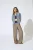Only Onlsvea Hw Wide Pant Cc Tlr 15351068 Broek 5049466 Walnut Melange