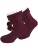 normani Sokken  bordeaux / wit