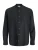 Jack & Jones Heren Overhemd JJESUMMER LINEN BLEND BAND Zwart M Volwassenen