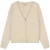 Malelions Women Oversized Knitted Cardigan | Beige