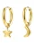 Hey Happiness Oorbellen ‘Lunar Glow’  goud