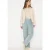 Cecil Dames Wide Legs corduroy broek in Blauw