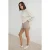 TRENDYOLMİLLA Dames Beige Effen Lang Oversized Sweatshirts