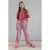 Like Flo straight casual broek oudroze