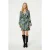 Fabienne Chapot Selena Short Dress Black/parrot Green