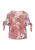 Usha Blouse ‘Fashion Look’  blauw / bruin / kastanjebruin / wit