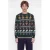 JACK & JONES regular fit gebreide kersttrui – donkergroen