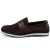 Heren Bruine Ademende Loafers Lichtgewicht Slip-On