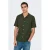 ONLY & SONS linnen casual overhemd donkergroen