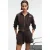Geborduurde sweatshorts met hoge taille