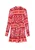 IZIA Jurk  pruim / pink / donkerroze
