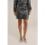 We Fashion Skirt Mini Length Silver