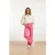 Smashed Lemon 25207 roze denim straight jeans