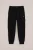 WE Fashion – Jongens regular fit joggingbroek met cargozakken en embroidery – Regular fit – Zwart – Katoen –