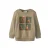 NAME IT MINI sweater met print – bruin