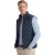 Donkerblauwe bodywarmer Casa Moda structuur