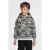 Anytime hoodie met camo print grijs