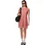 Pieces Olline kanten casual mini-jurk voor dames (Roos Canyon)