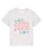 Watapparel Shirt ‘Girl power’  rosa / wit gemêleerd