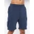 Crosshatch Heren Seagaro Cargo Shorts (Insignia Blauw)