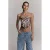Refined Department sjaaltje met dierenprint bruin