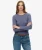 Garment Dyed Athletic Essentials Geribd Topje met Logo Blauw