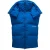 Gebroken wit Bouce gilet met capuchon, pauwblauw donsjack