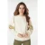EsQualo Sweater Sequins Beige