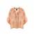 V-hals Plissé Blouse Dames Mat Fashion