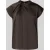 NEO NOIR Blousetop van satijn met knoopdetail model ‘Fleur Drapy’