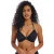 Freya niet-voorgevormde crochet halter bikinitop Nomad Nights zwart