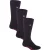 Heat Holders 3 paar pantoffelsokken voor heren met grips – Zwart Rood
