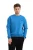 JUSTEVER Crew Neck Geborduurd Opgestikt Polar Fleece Binnenkant Blauw Heren Sweatshirt – Volar