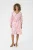 Jurk A-shape pink white