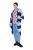 Studio Untold Gebreide mantel  marine / pastelblauw