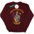 Harry Potter Dames/Dames Gryffindor Crest Sweatshirt (Bourgondië)