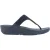 Fit Flop Dames/Dames Lulu Glitz Toe Post Wedge Sandalen (Marine)