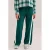 WE Fashion loose fit joggingbroek – donkergroen/wit