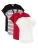 love & roses Shirt  rood / zwart / wit