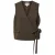 PIECES gilet – donkerbruin