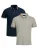 JACK & JONES Shirt ‘Paulos – Slim Fit’  blauw gemêleerd