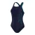 Speedo Dames/Dames Logo Racerback Eendelig Zwempak (Zwart, Groen)