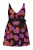 Ulla Popken Badpak  nude / lila / oranje / zwart