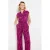LOLALIZA gebloemde jumpsuit roze