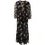 Mucho Gusto Dress San Rafael Long Black With Paisleys