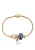 faina Armband  enziaan / goud / transparant